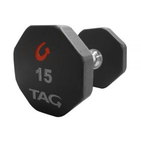 Tag Fitness 8 Sided Premium Ultrathane Dumbbell (weight: 5)