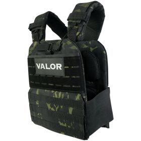 Valor Adjustable Weight Vest (Color: Camouflage)