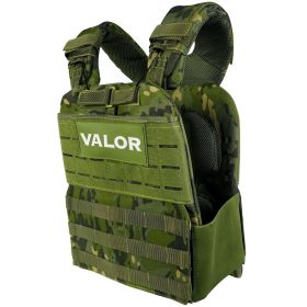 Valor Adjustable Weight Vest (Color: Green)