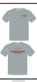 Hamilton Home Fitness Logo T Shirt GRAY (size: S)