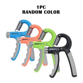 10-100Kg Adjustable Heavy Gripper Fitness Hand Exerciser Grip Wrist Training Increase Strength Spring Finger Pinch Expander (Color: Basic - Random Color)