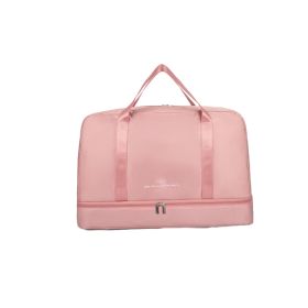Women's Expandable Travel Bag Yoga Gym Handbag for Airplane, Sports (Color: Pink)