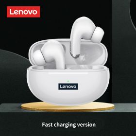 100% Original LP5 Wireless Bluetooth Earbuds HiFi Music Earphone With Mic Headphones Sports Waterproof Headset (Color: White Fast charging)