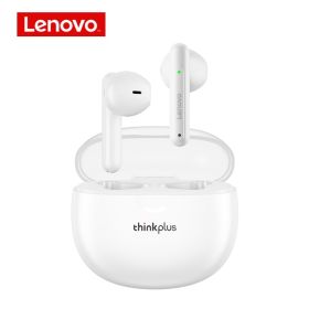 Original Lenovo LP1 Pro TWS Earphone Wireless Bluetooth Headphones Waterproof Sport Headsets Noise Reduction Earbuds with Mic (Color: White)