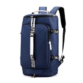 Large Capacity Casual Male and Female Backpack as Travel, Fitness, Mountain Climbing of Bag (Color: Blue1)