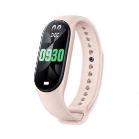 2023 New M8 Smart Watch Sports Fitness Watches Men Women Smart Bracelet (Color: Pink)