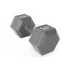 Multi-Weight Cast Iron Hexagonal Dumbbell, Single (50,45,40,35,30)