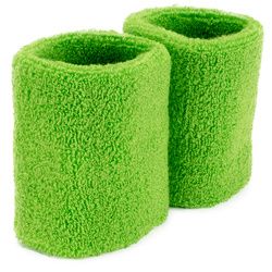 Wrist Sweatbands 2-pack (Color: Green)