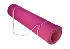 Eco Friendly Reversible Color Yoga Mat with Carrying Strap for Yoga, Pilates, and Floor Exercises