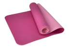 Eco Friendly Reversible Color Yoga Mat with Carrying Strap for Yoga, Pilates, and Floor Exercises