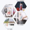 Glass Water Bottle Straw Silicone Bamboo Lid