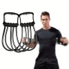 Chest Expander; Exercise Resistance Bands For Chest Arm Legs Shoulder Back Muscles Training; With 5 Removable Ropes
