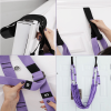 Adjustable Aerial Yoga Strap; Elastic Stretch Door Hanging Yoga Belts Hammock Swing Fitness Handstand Rope Training Device For Women