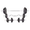 vidaXL Barbell and Dumbbell Set 198.4 lb