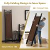 6 Feet 4-Panel Folding Freestanding Room Divider