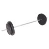 vidaXL Barbell and Dumbbell Set 198.4 lb