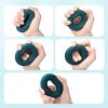 Hand Grip Strengthener, Grip Strength Trainer And Finger Exerciser Silicone Adjustable Hand Grip 20-80LB Gripping Ring