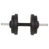 vidaXL Barbell and Dumbbell Set 132.3 lb