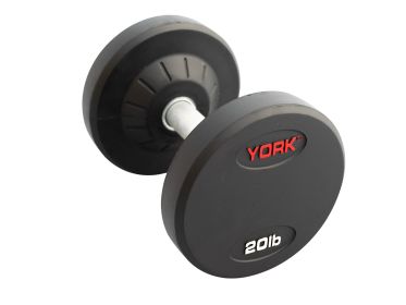 YORK Rubber Pro Style Dumbbells (weight: 15)