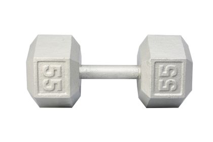 Cast Iron Hex Dumbbell Residential only (weight: 55)